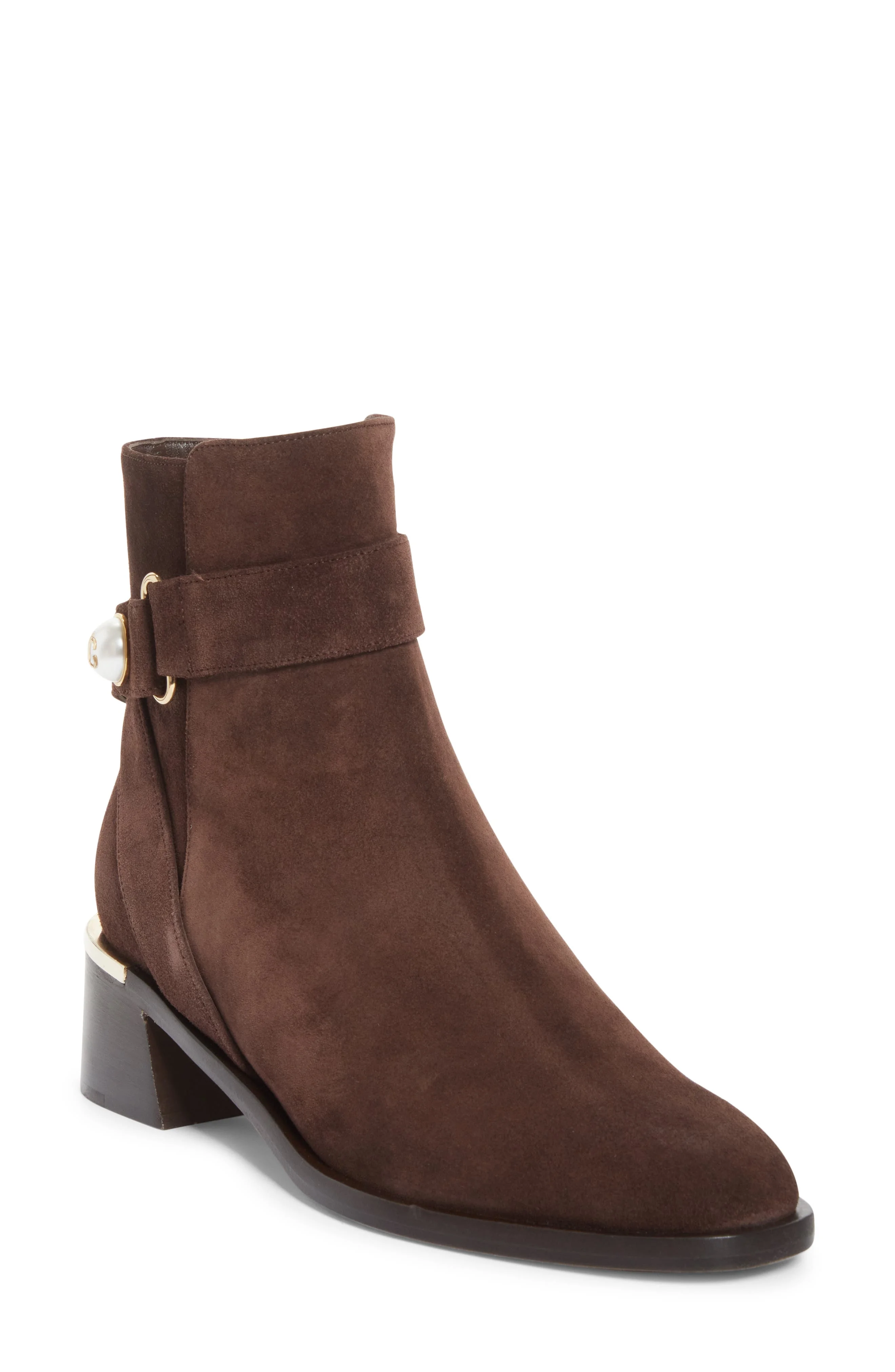 Jimmy Choo Noor Bootie in Chocolate at Nordstrom - 1