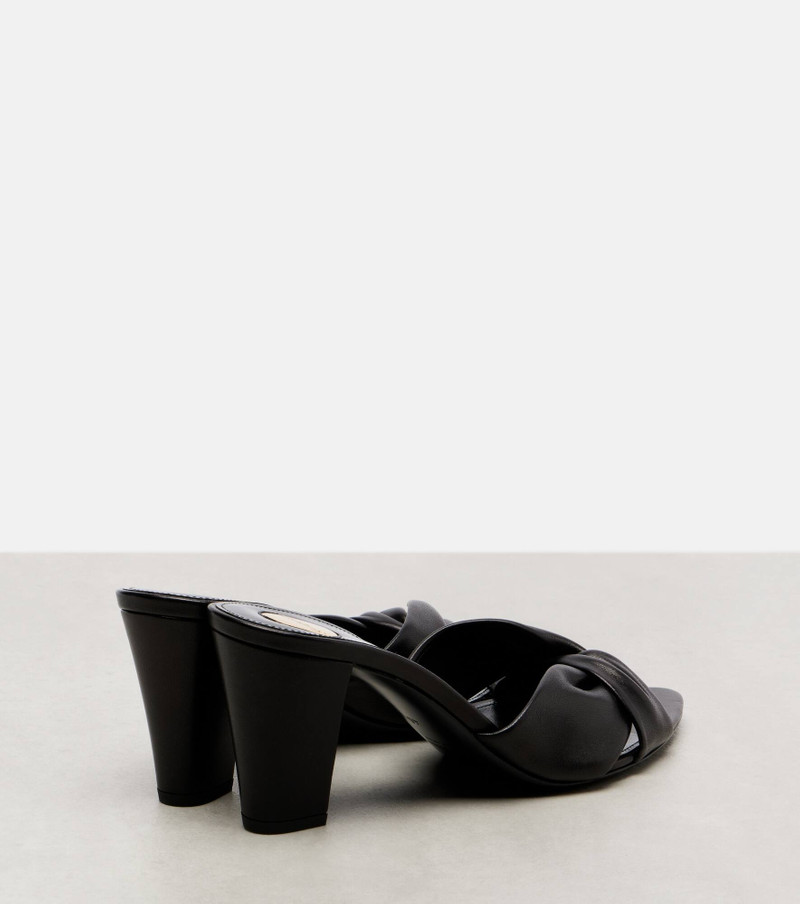 SAINT LAURENT Franciane 25 leather mules outlook