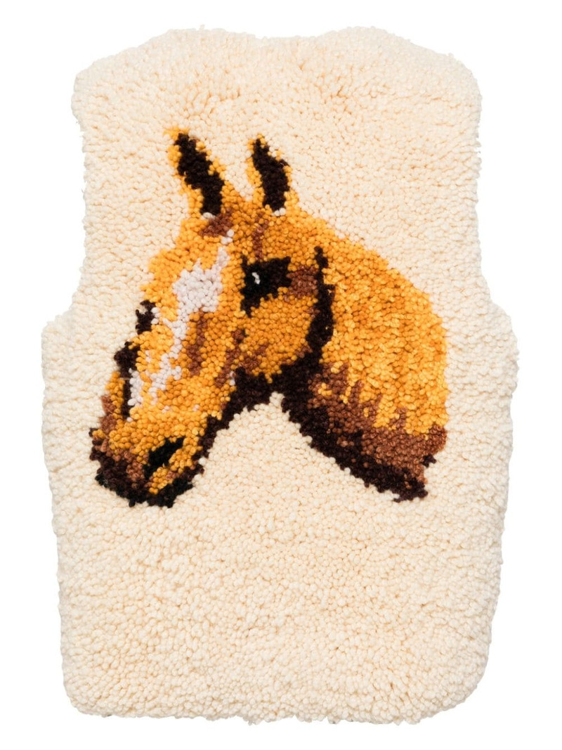 BODE Pony Tapestry 양모 조끼 outlook