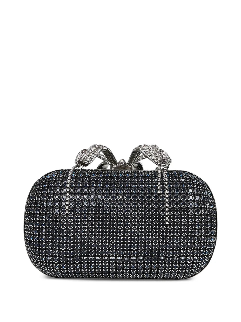 Navy Chainmail Clutch Bag - 2