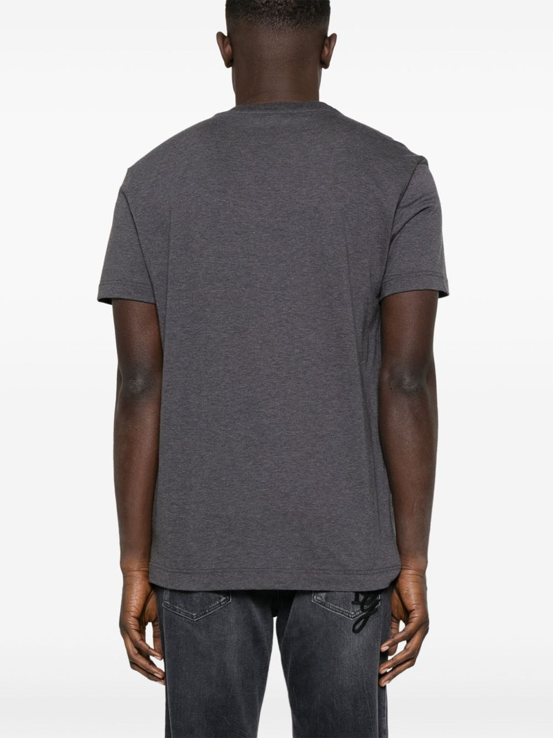 logo-embroidered cotton T-shirt 3