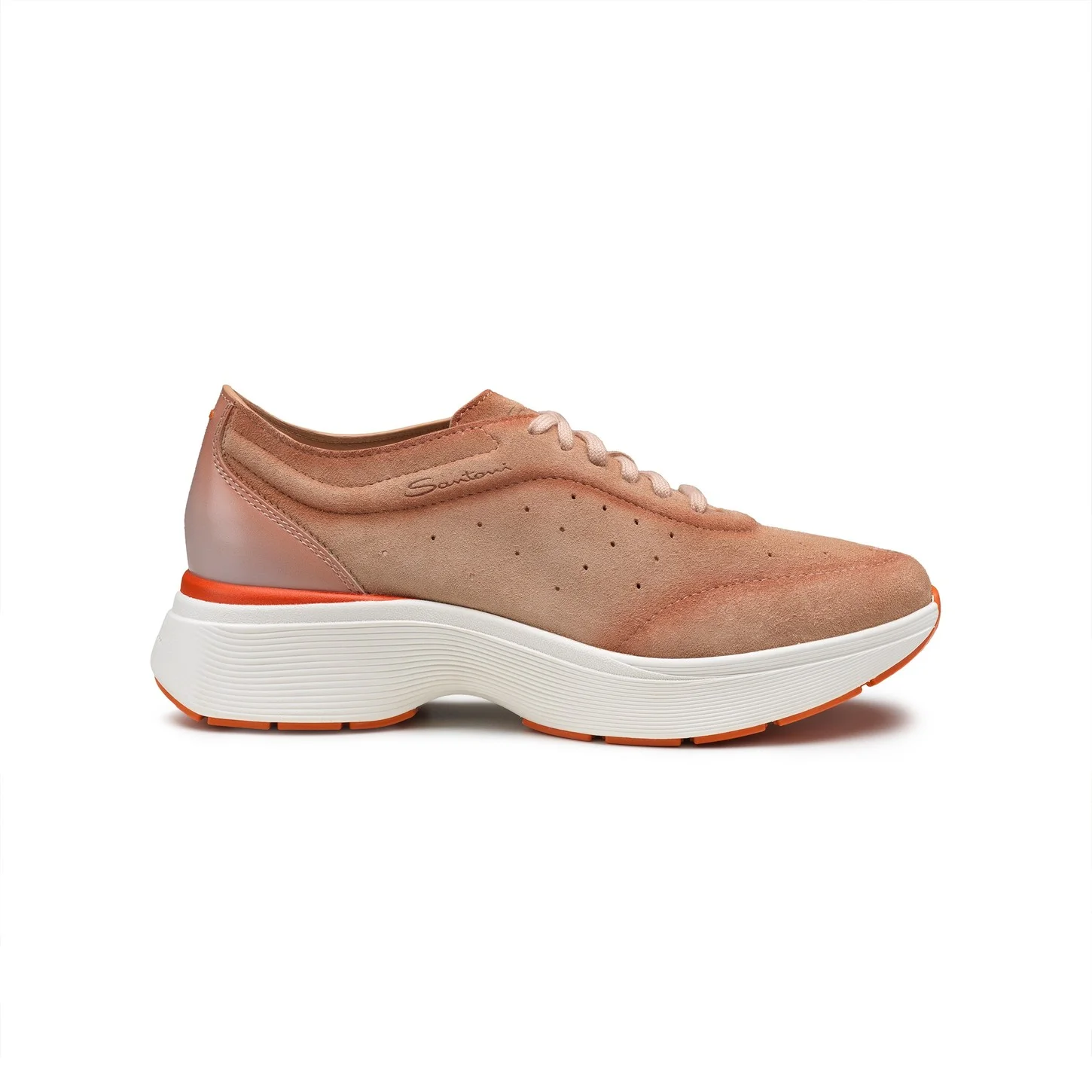 Women's pink suede Easy Bounce sneaker - 1