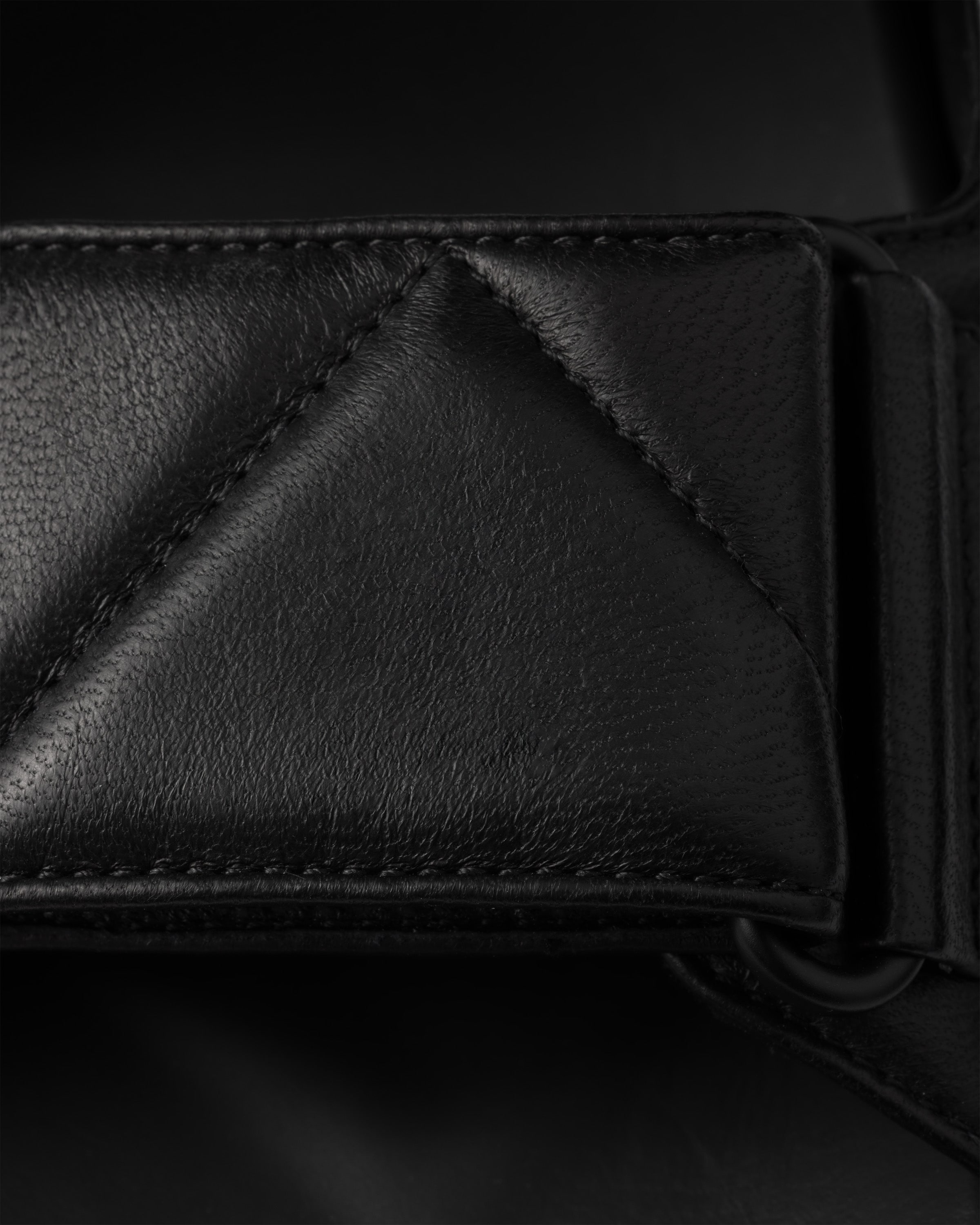 Padded nappa leather slides - 5