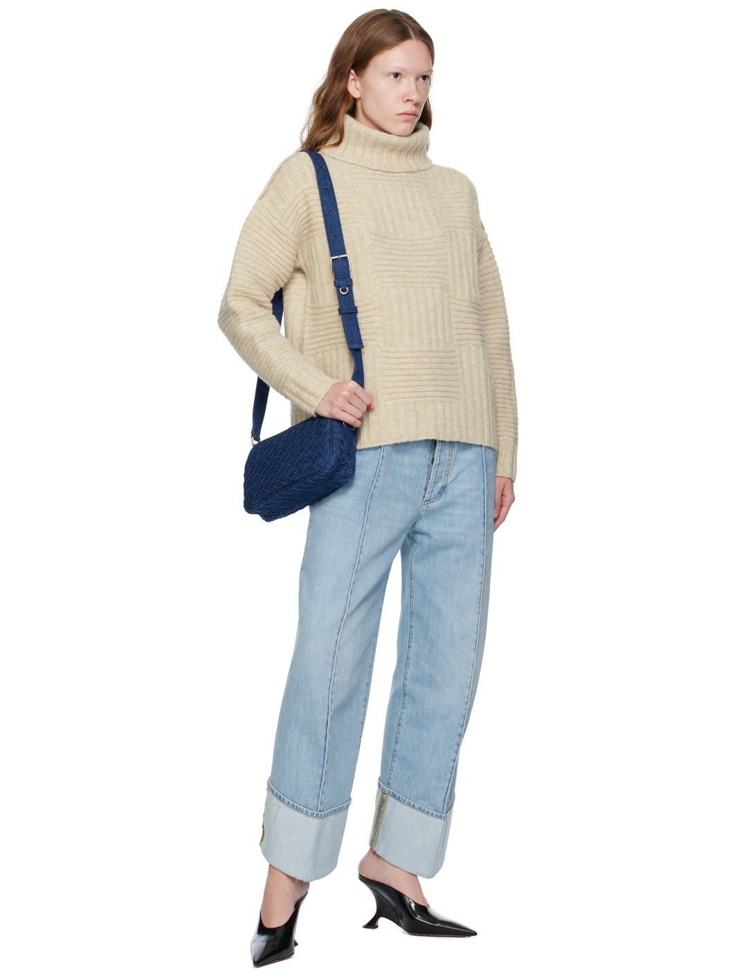 Indigo Small Intreccio Bag - 4