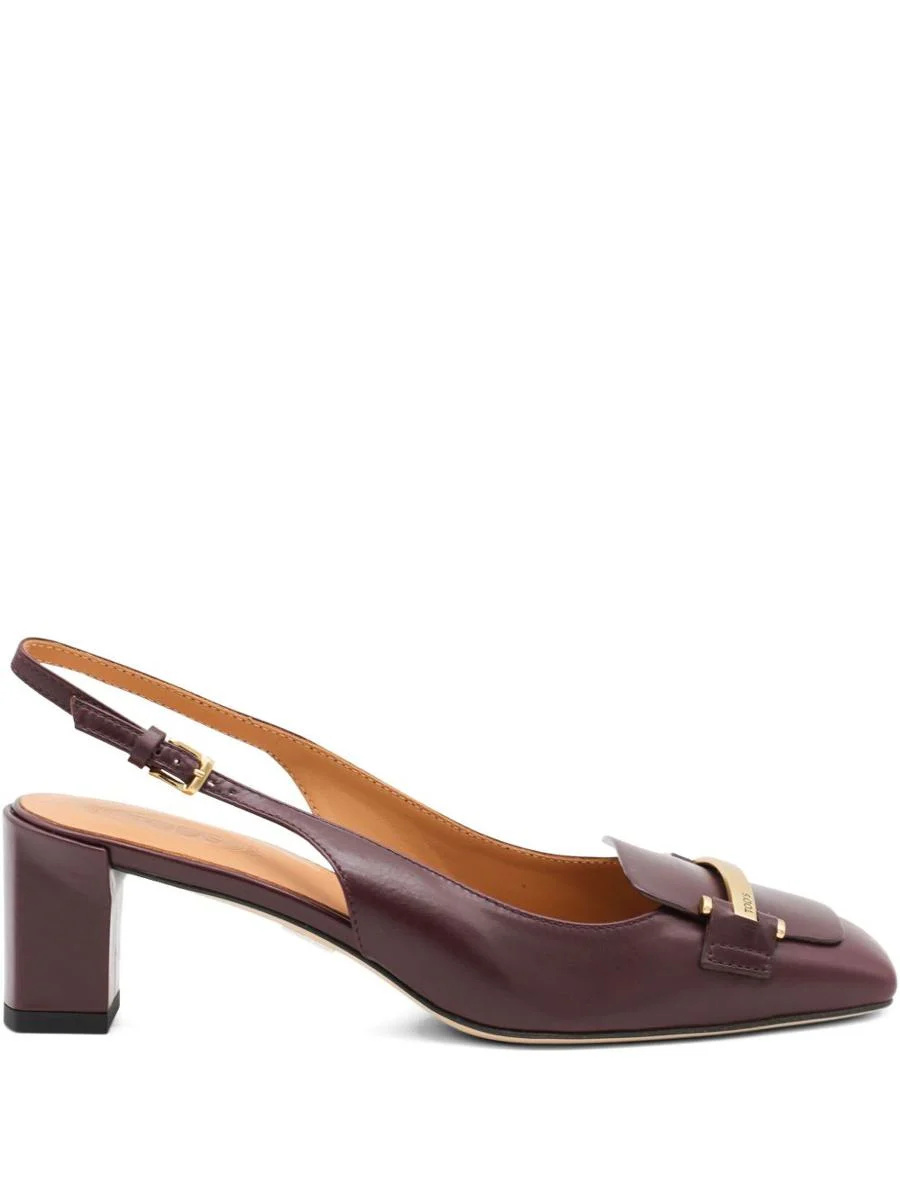 Tod'S Leather Slingback Pumps - 1