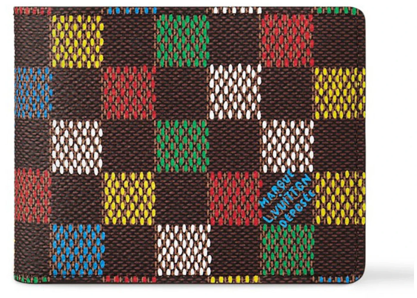 Louis Vuitton Slender Wallet LV Vers Damier Ebene Multicolor - 1