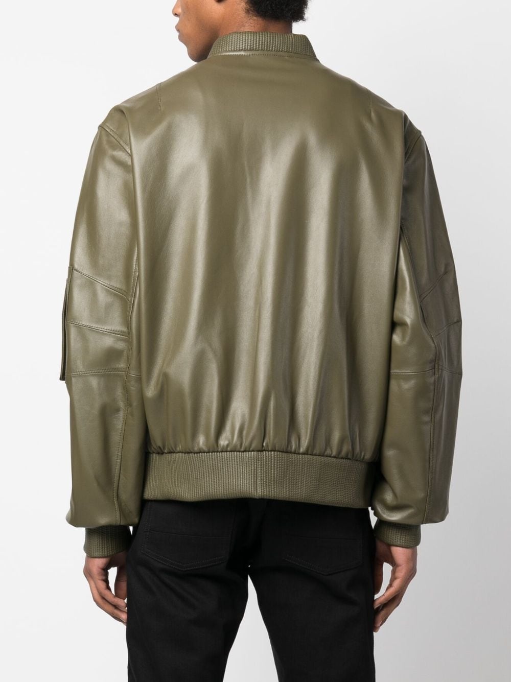 Savona leather bomber jacket - 5