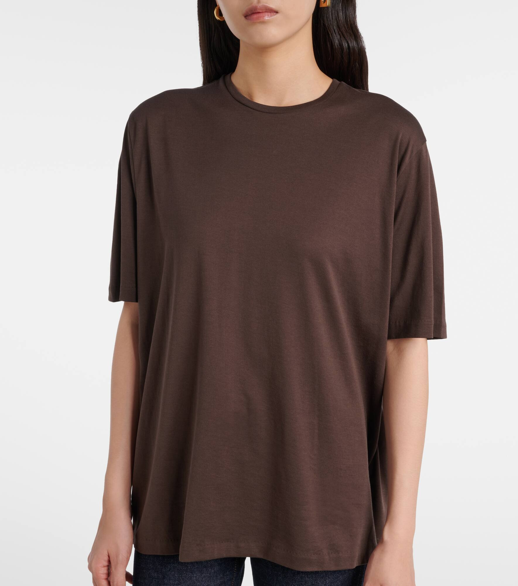 Harper cotton jersey T-shirt - 5