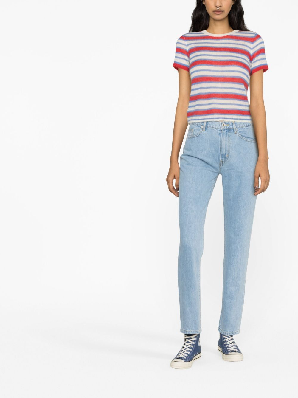 Asagao straight-leg jeans - 2