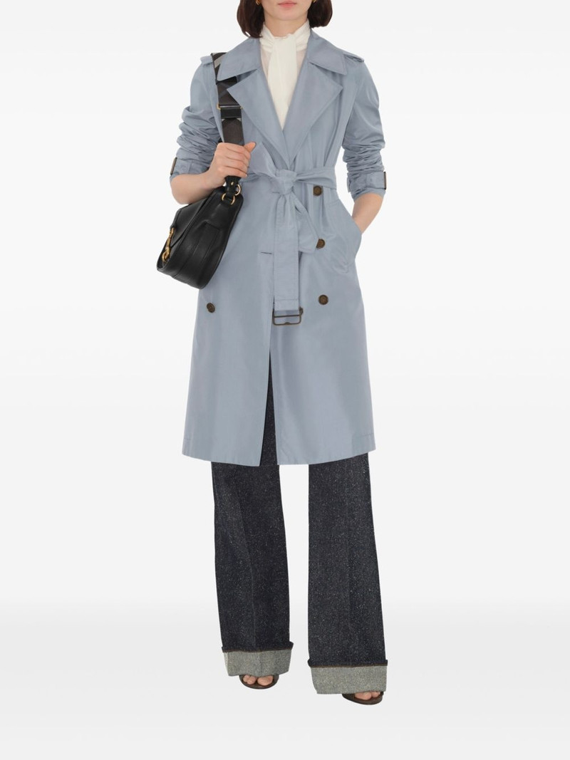 Burberry silk trench coat outlook