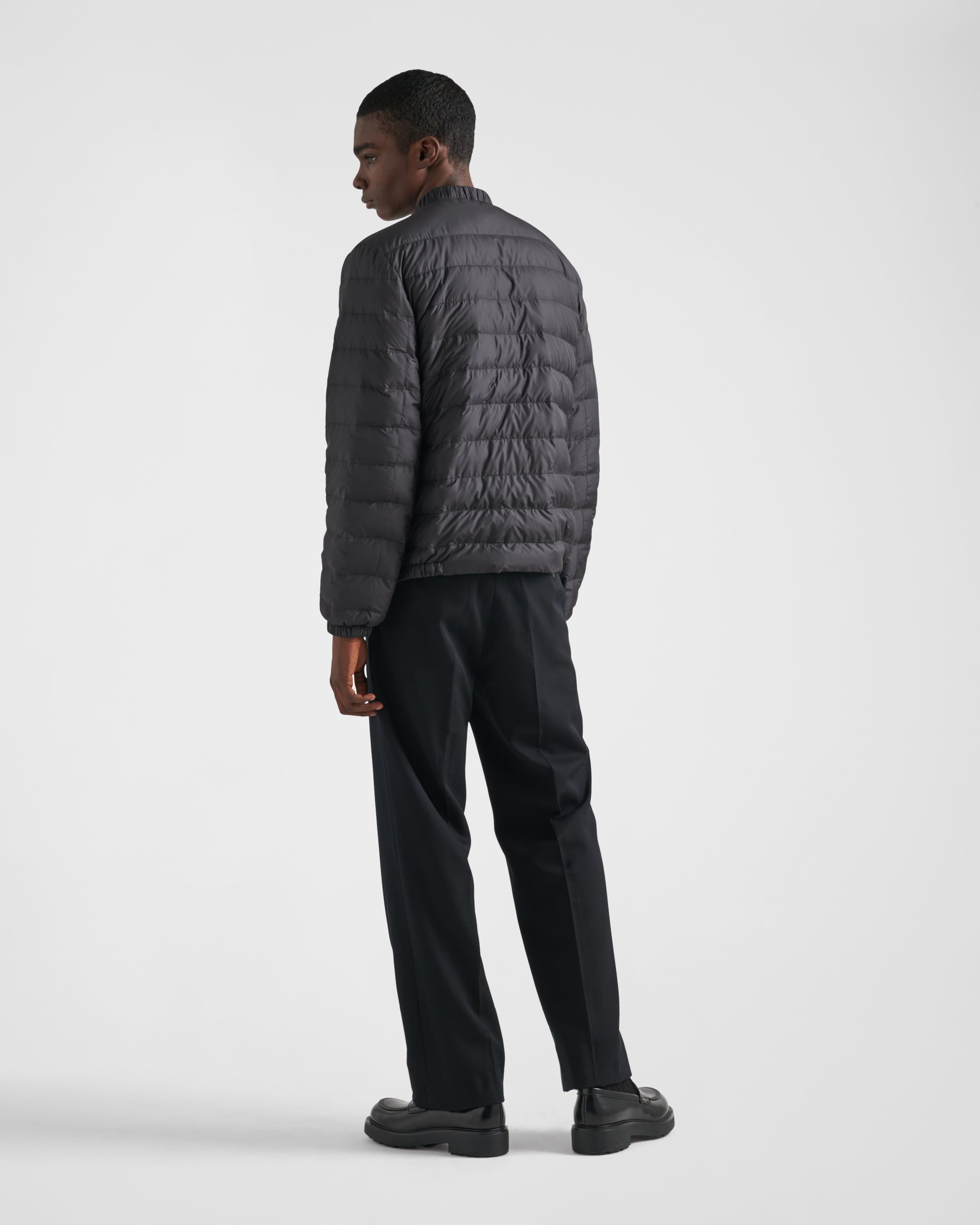 Short polyester down jacket - 5