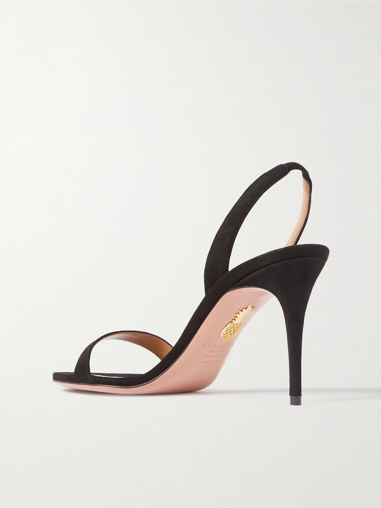 So Nude 85 suede slingback sandals Black - 3