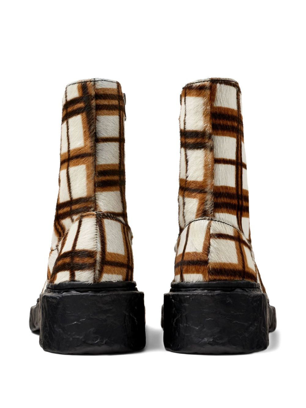 Vamonos checked zip boots - 3