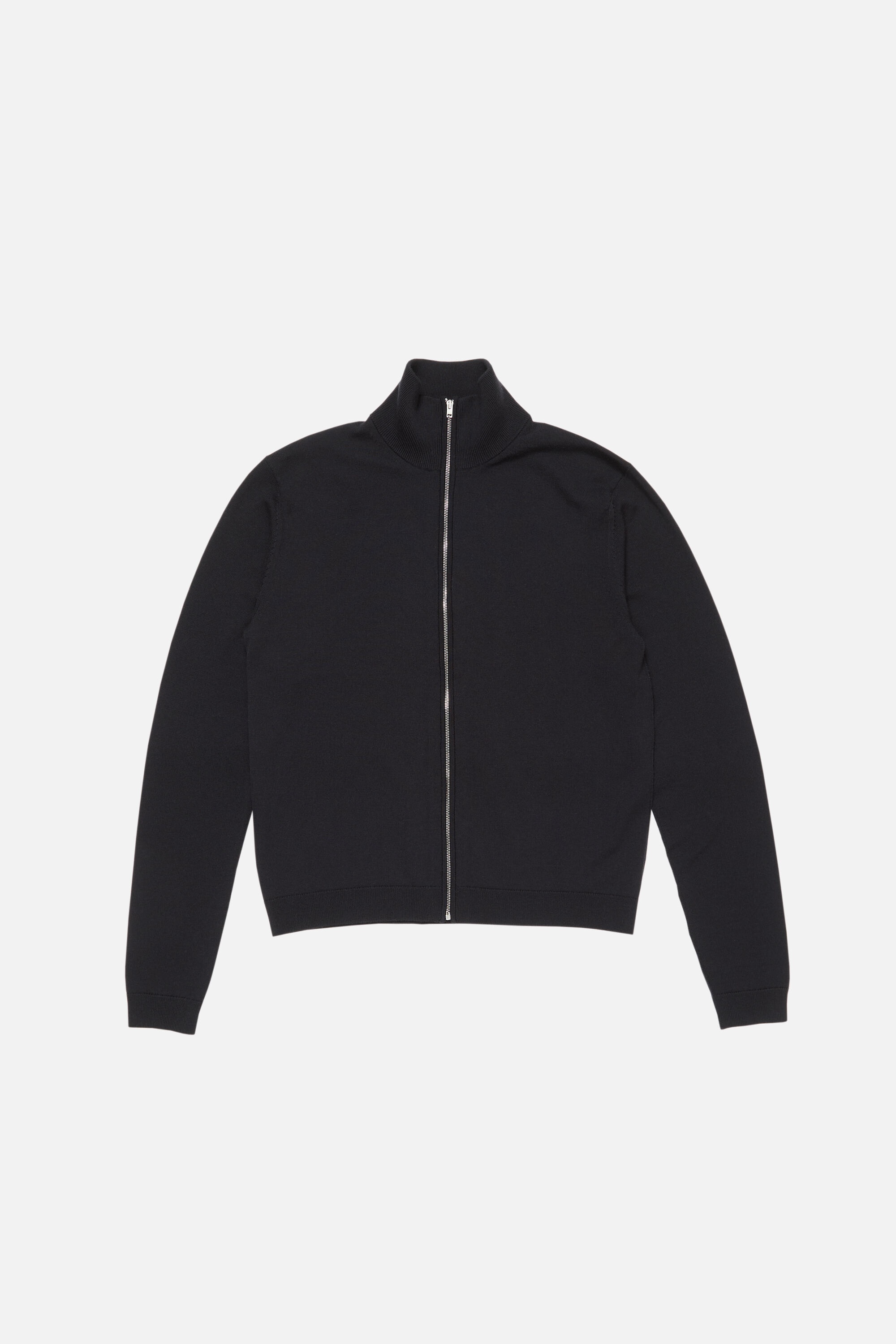 Zip up cardigan - Black - 6