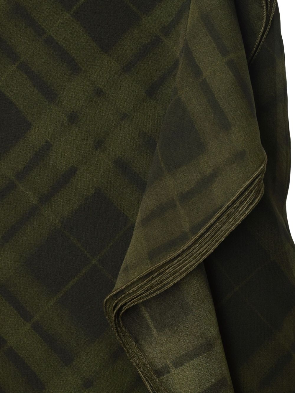 Check Silk Wrap skirt - 5