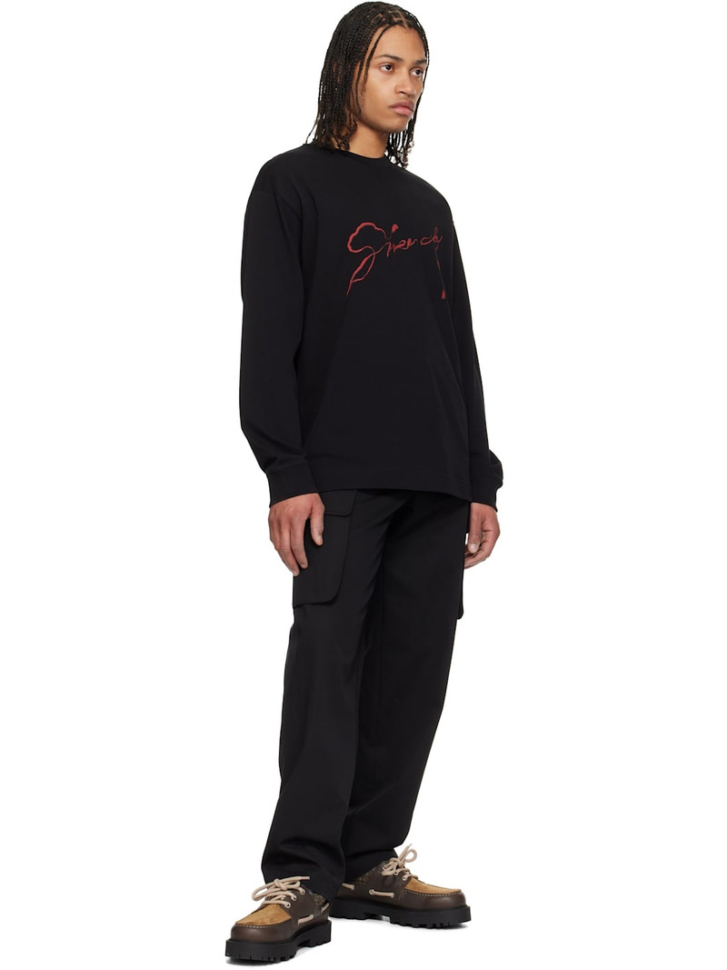 Givenchy Black Regular Long Sleeve T-shirt outlook