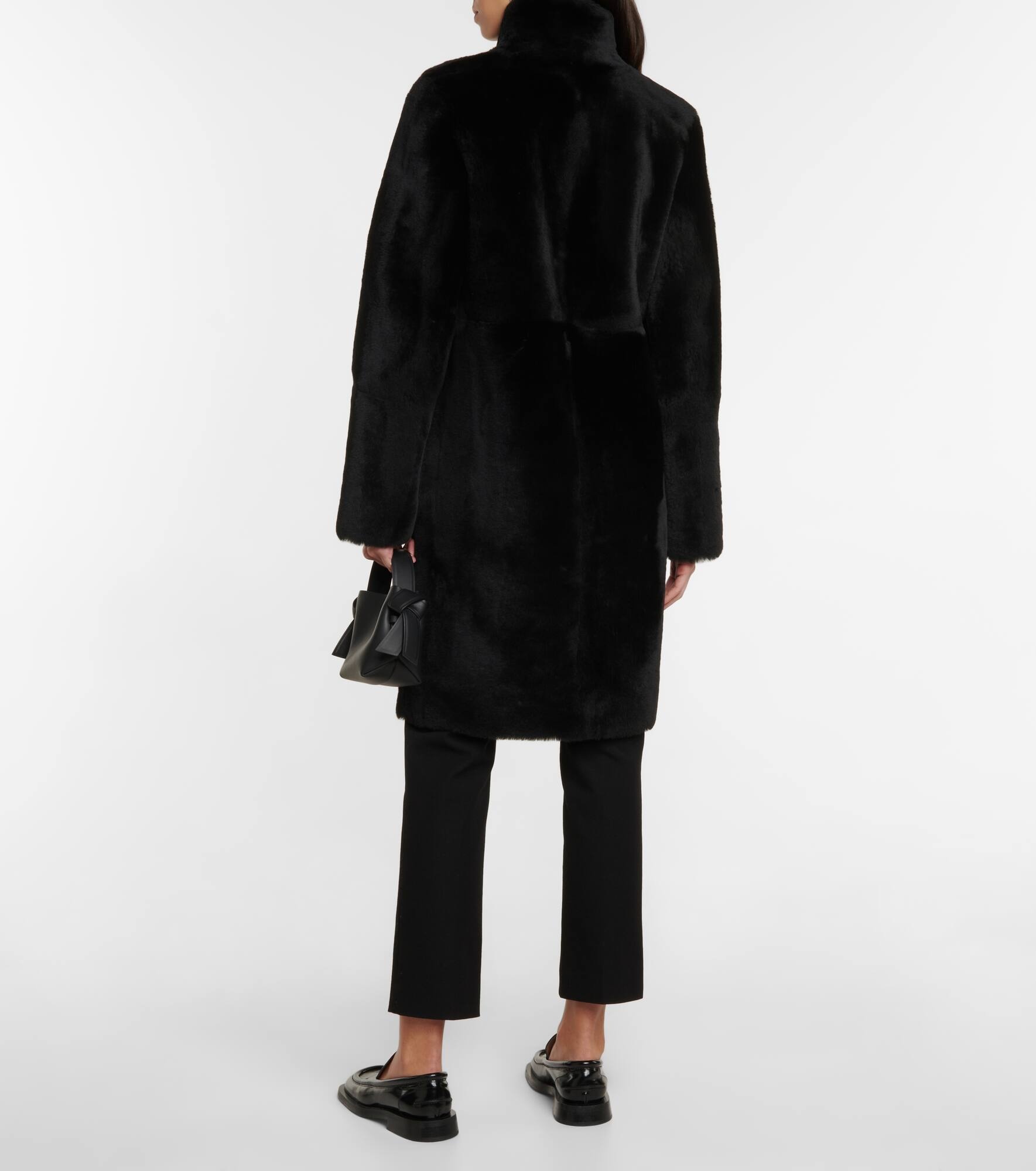 JOSEPH Britanny reversible leather and shearling coat | REVERSIBLE