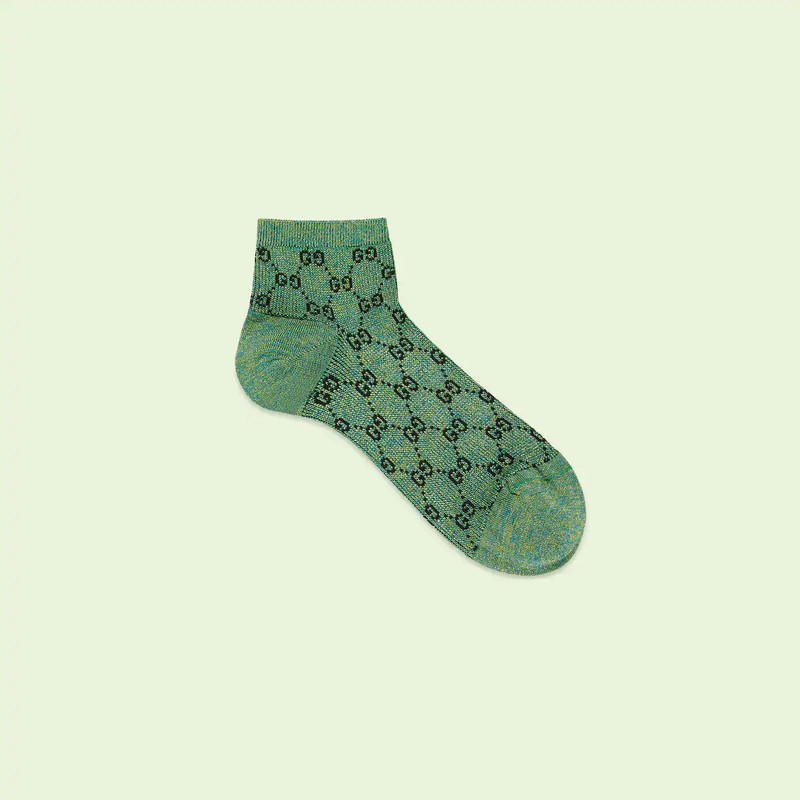 GG lamé ankle socks 1