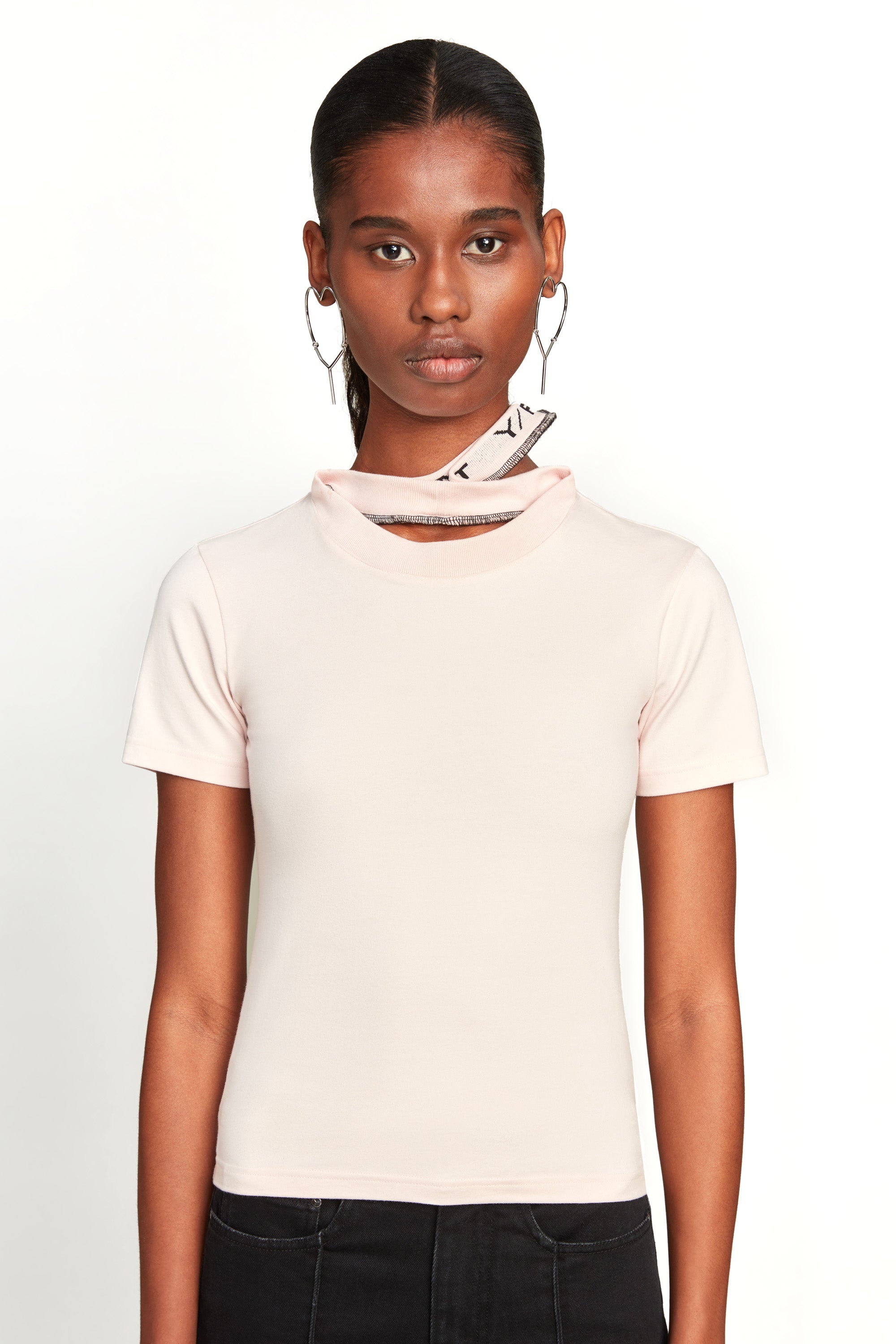 Triple Collar Fitted T-shirt - 4