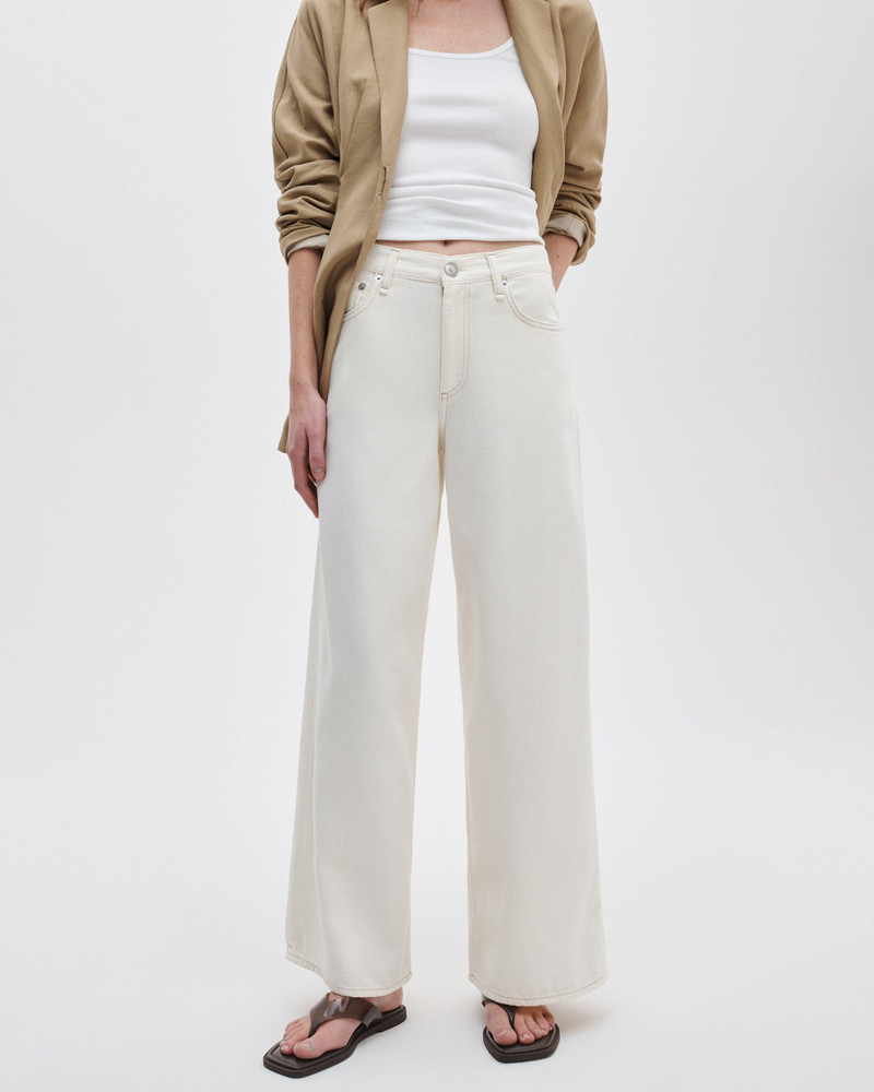 rag & bone Sofie Ankle Wide-Leg Jean High-Rise in Featherweight Denim outlook