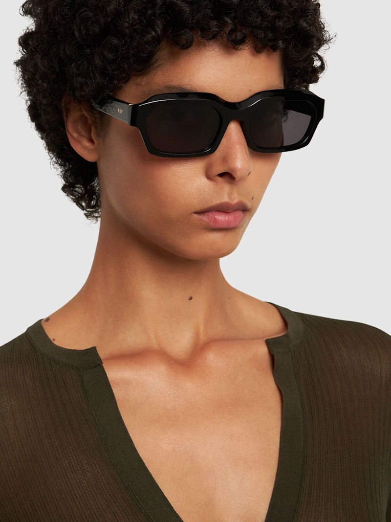 Boletus squared black acetate sunglasses - 3