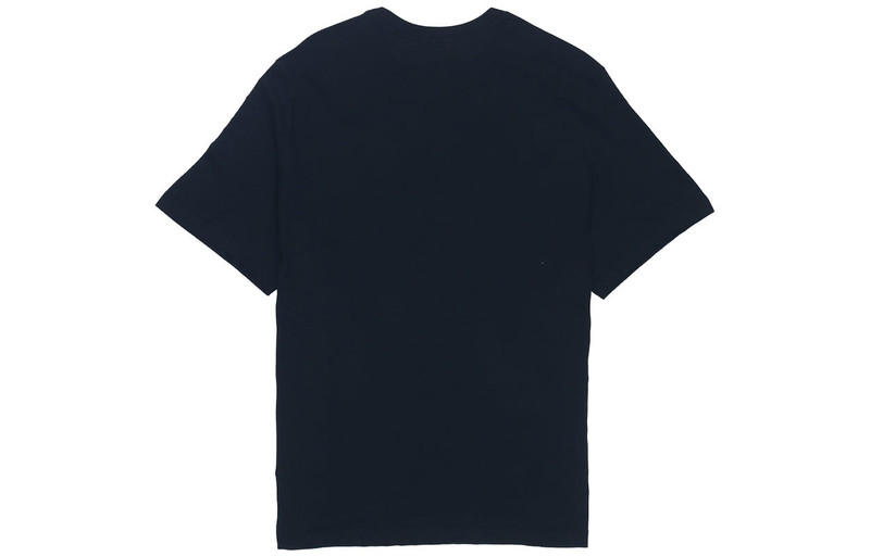 Nike Men's Nike Flowers Large Logo Casual Sports Solid Color Round Neck Short Sleeve Black T-Shirt DV1215 outlook