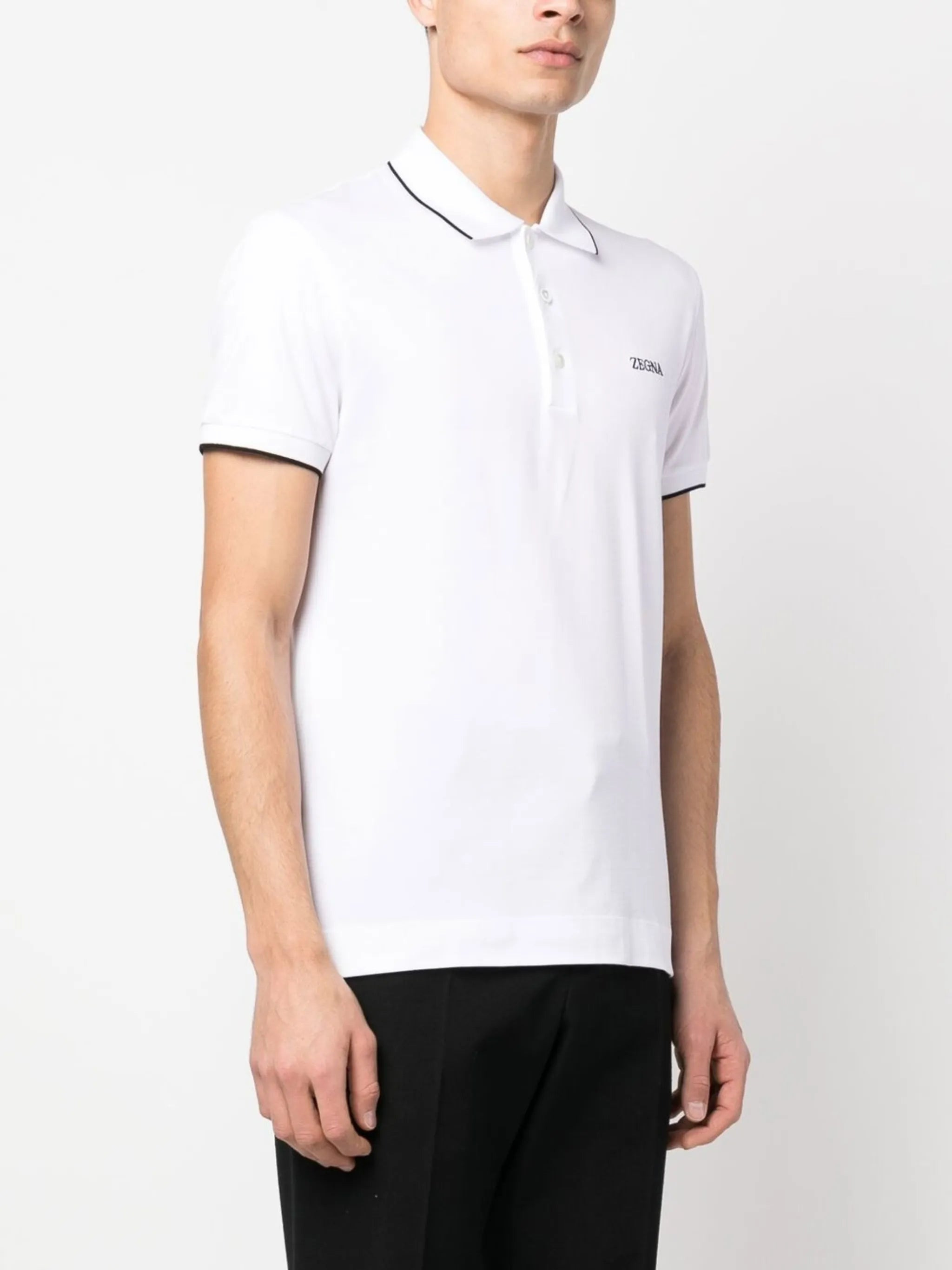 Zegna Cotton Polo Shirt - 2