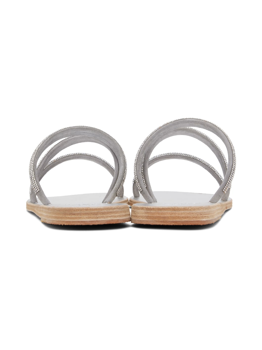 Silver Polytimi Diamante Sandals - 2