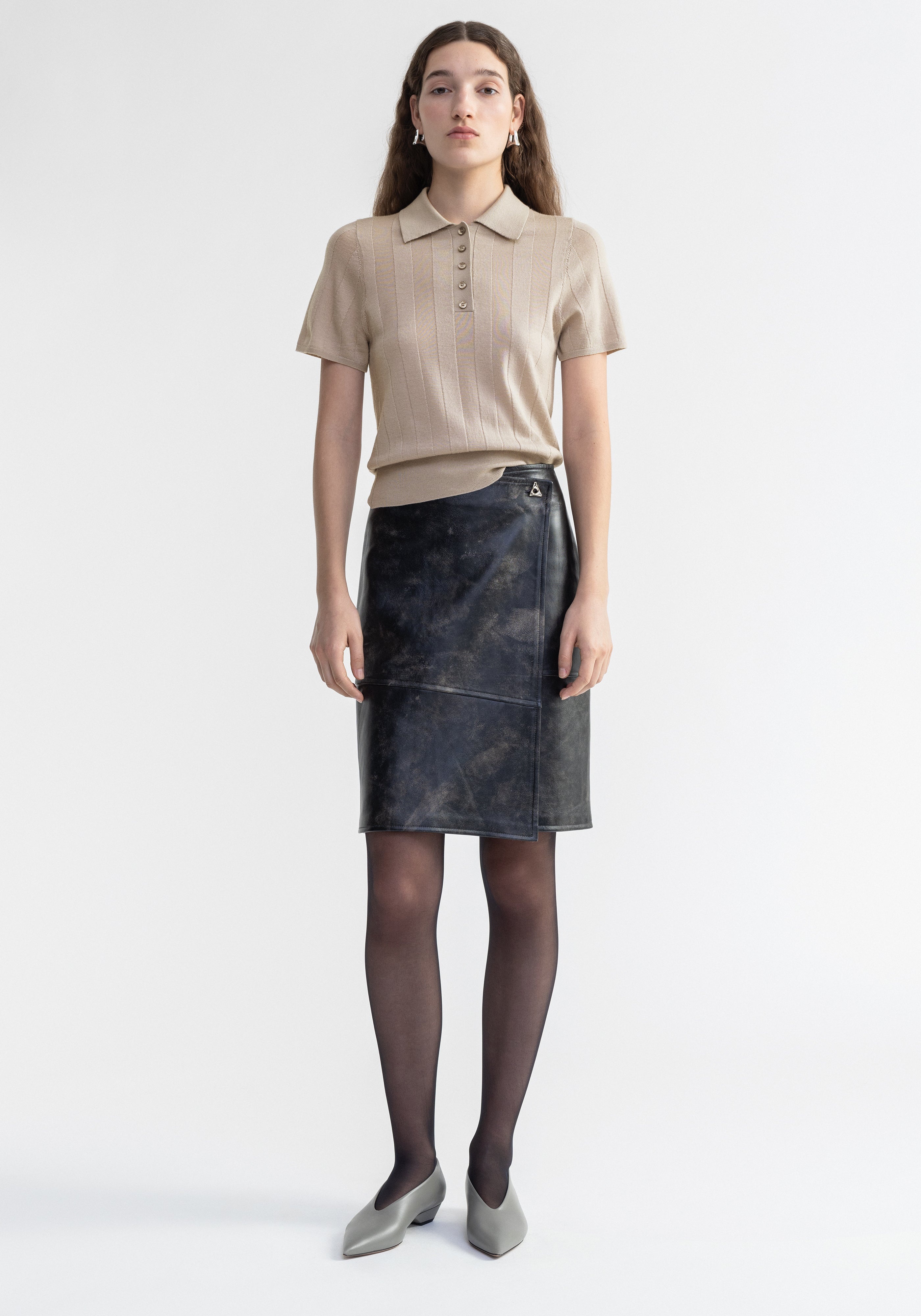 TOSCA
Extrafine merino wool polo - 3