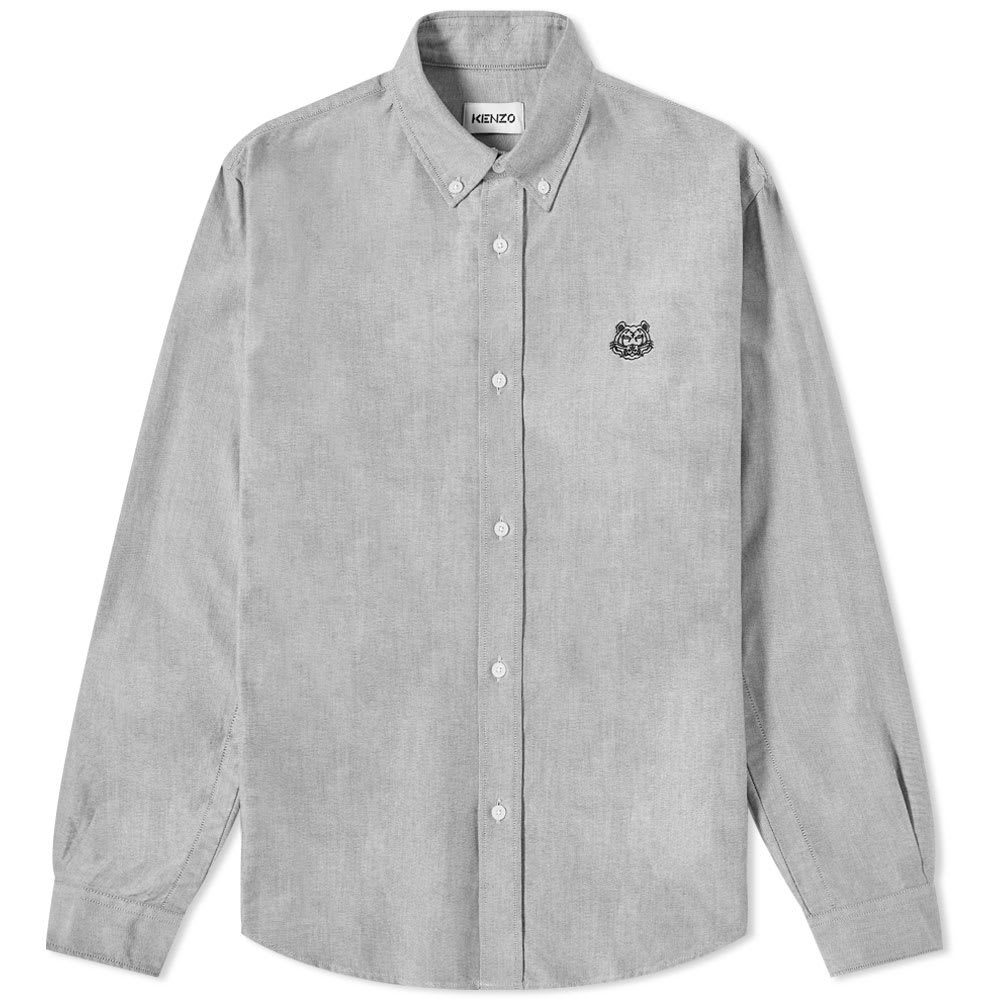 Kenzo Tiger Crest Button Down Oxford Shirt - 2