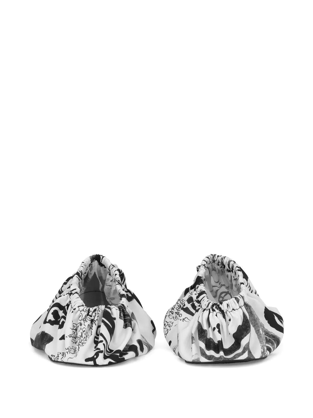 abstract-print slip-on shoes - 3