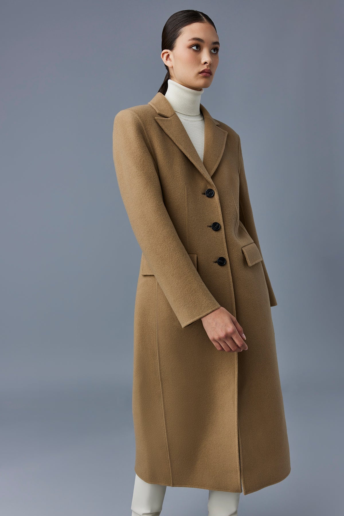 RUTH Double-face wool long coat - 5
