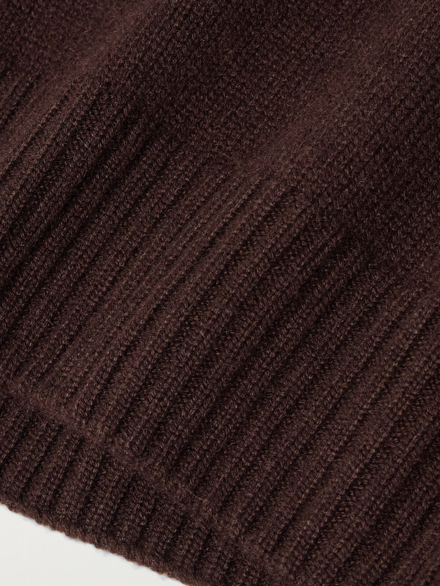 Cashmere Rollneck Sweater Brown - 5