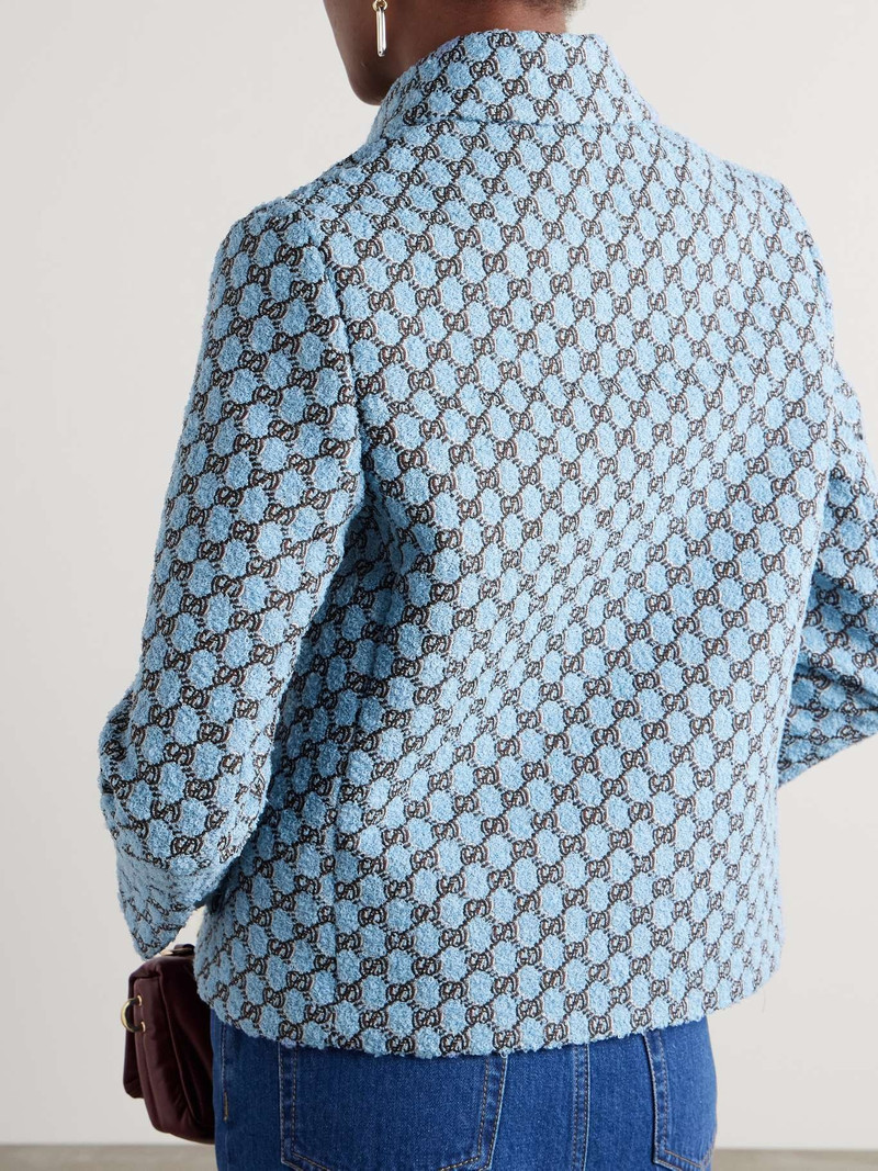 Jacquard-knit bouclé jacket 4