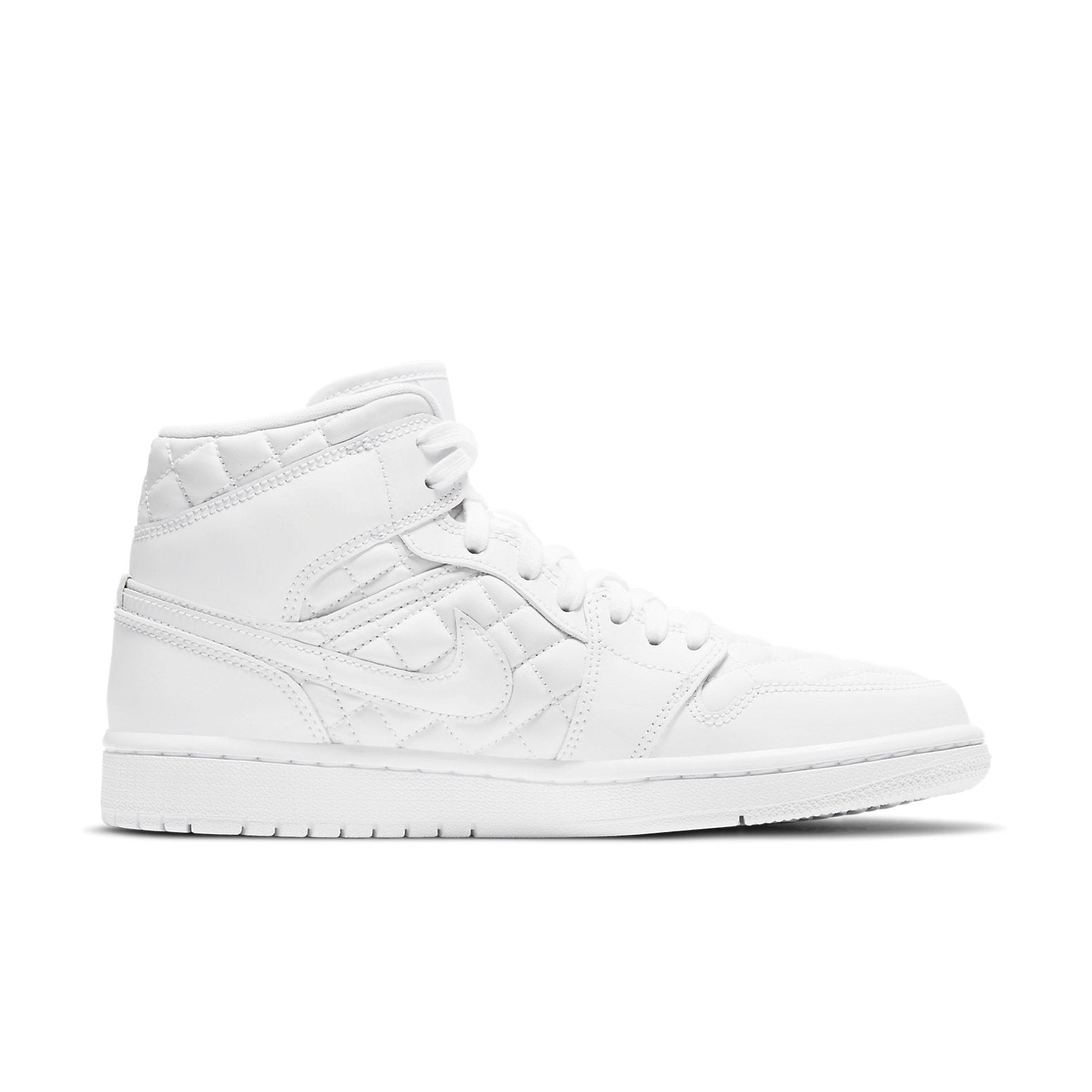 (WMNS) Air Jordan 1 Mid SE 'White Quilted' DB6078-100 - 2