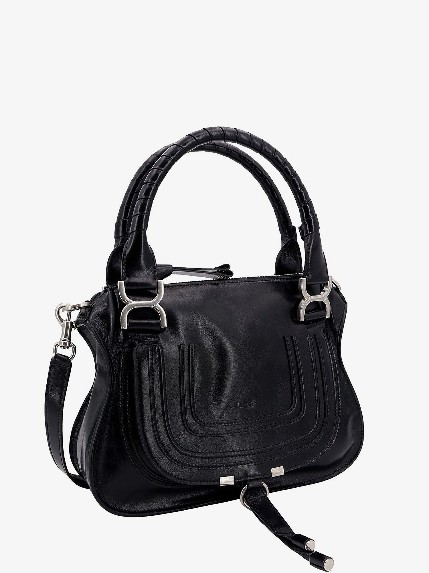 Chloe' Woman Marcie Woman Black Shoulder Bags - 3