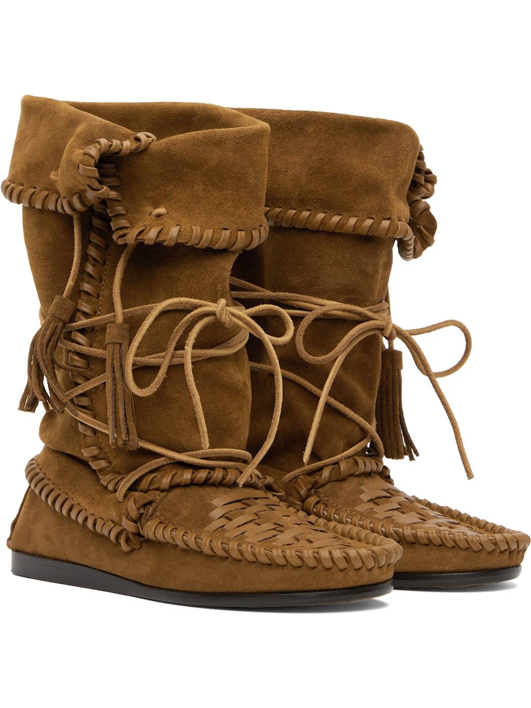 Brown Winki Boots - 4