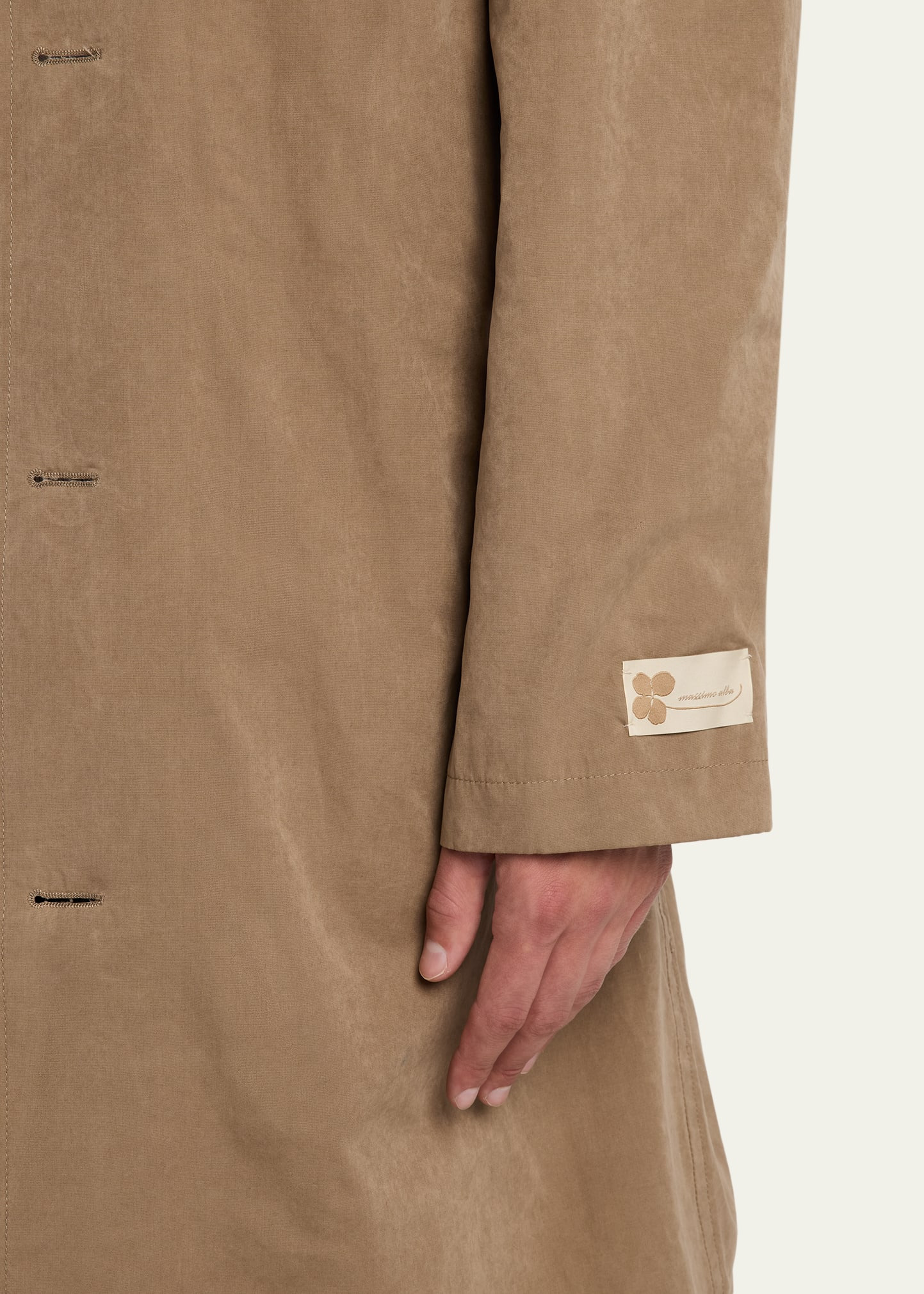 Men's Mustang Belted Rain Coat - 5