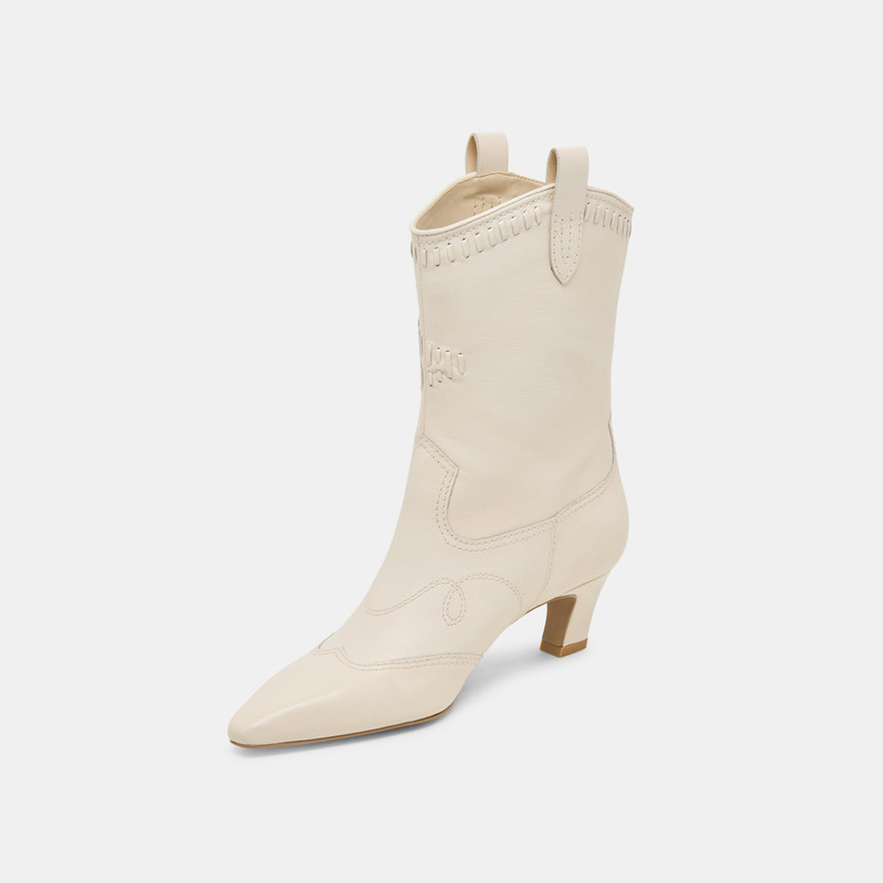 TAVLA BOOTS OFF WHITE LEATHER 7