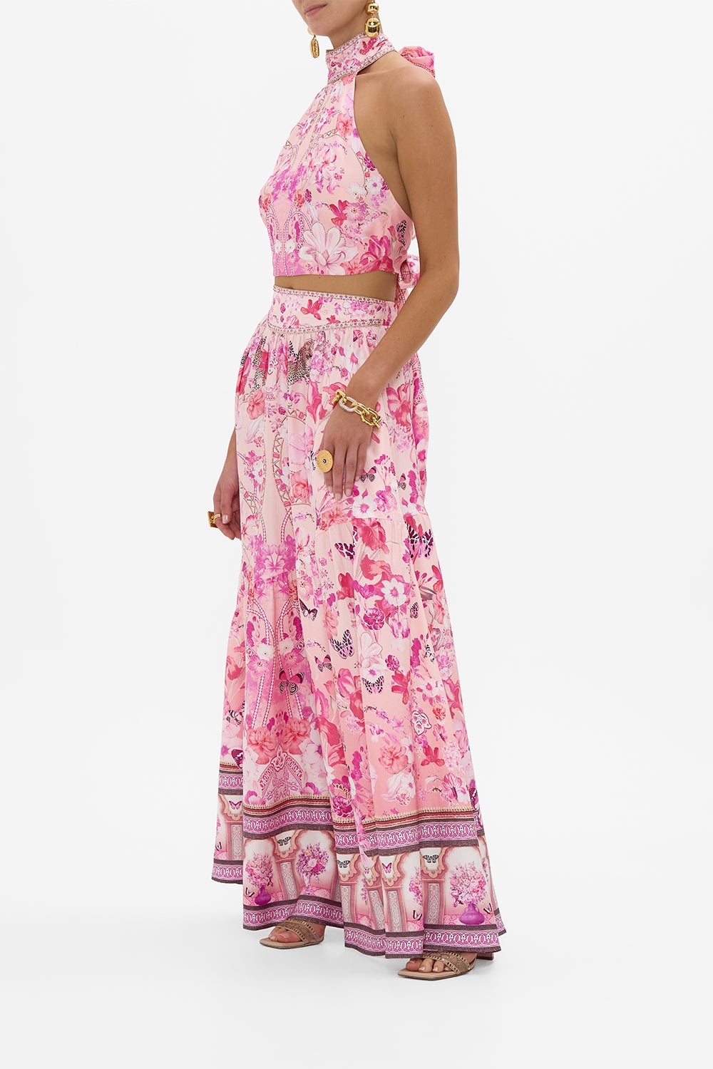 SKIRT WITH SHAPED SEAM - 4