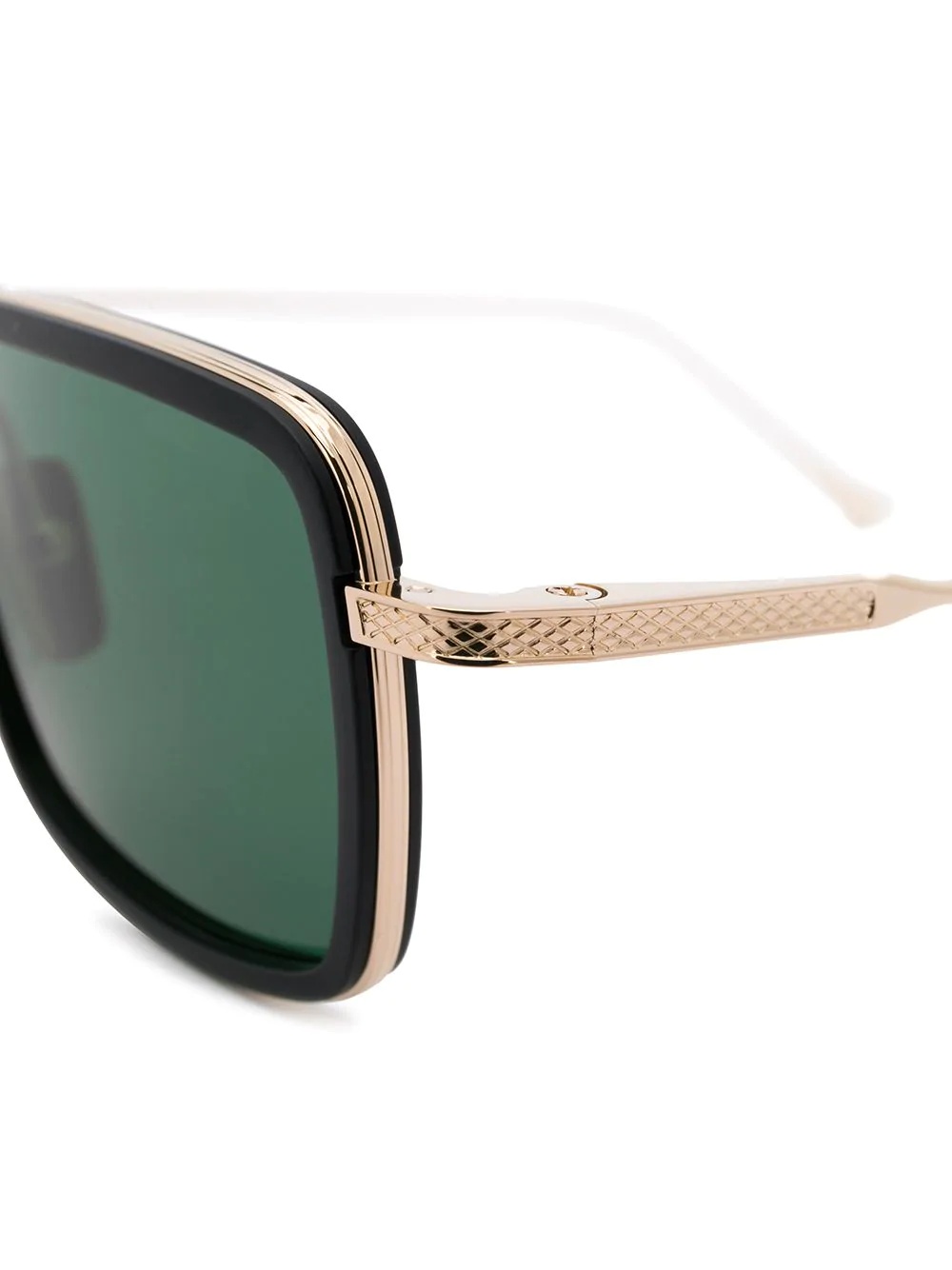 square frame tinted sunglasses - 3