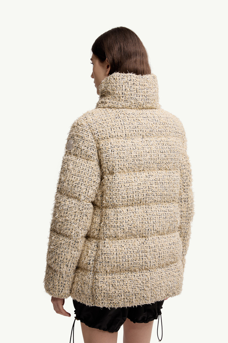 Cochelle Tweed Short Down Jacket 5