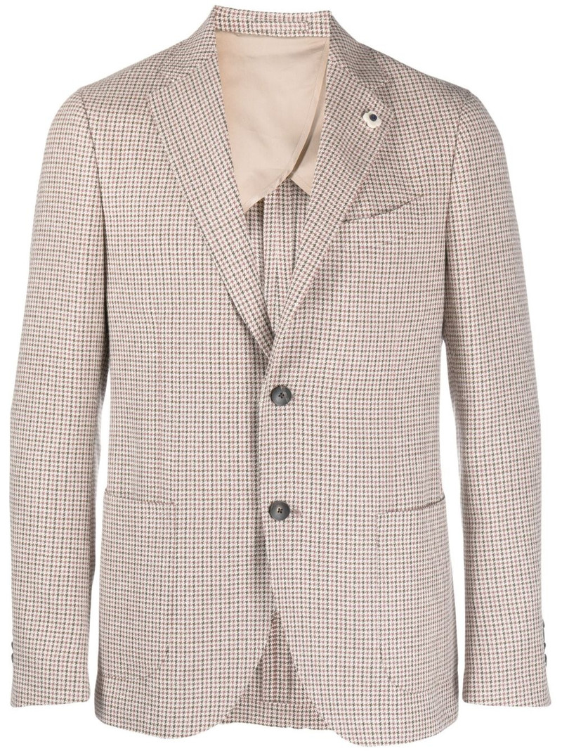 Pota houndstooth-pattern blazer 1
