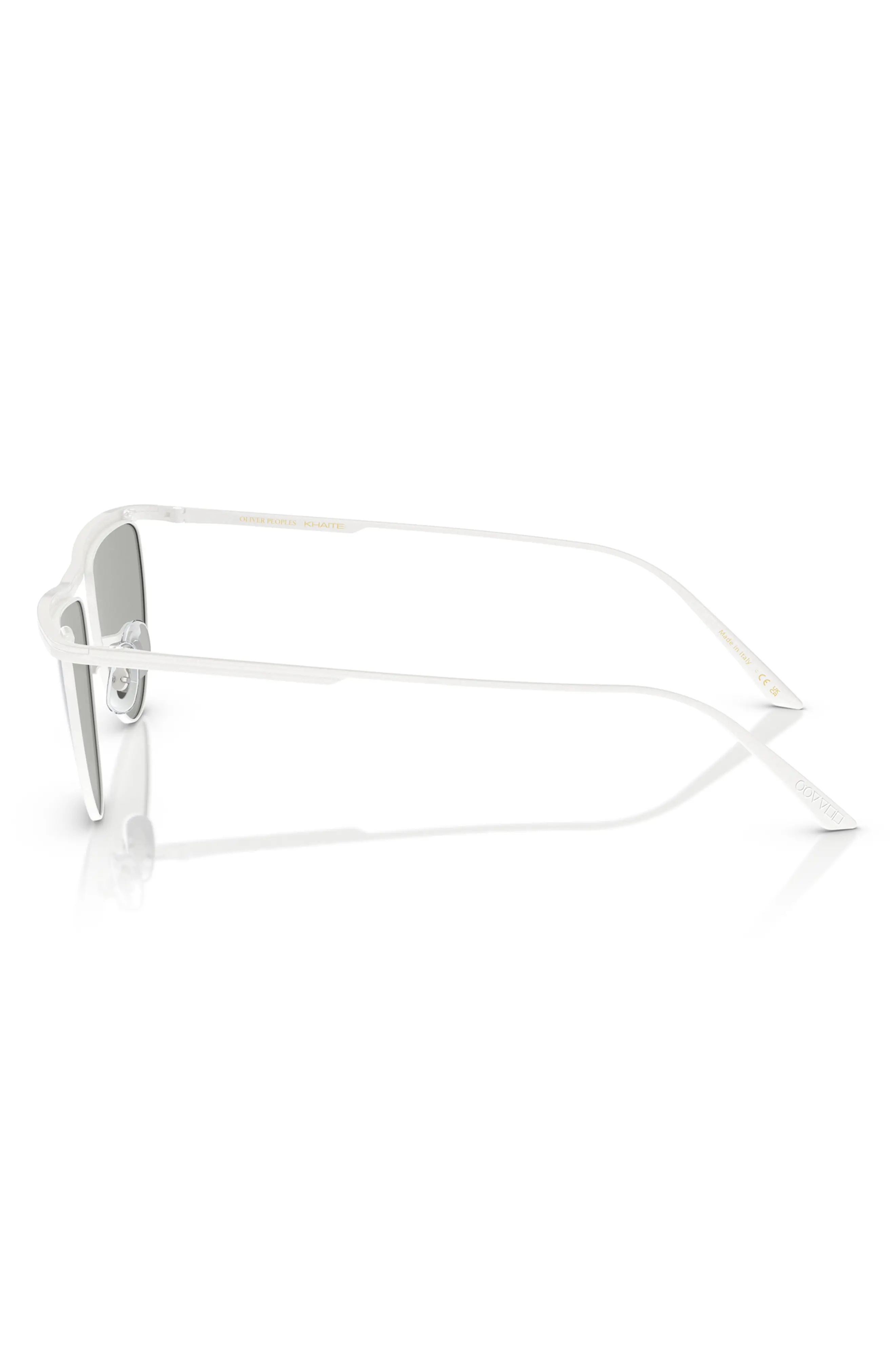 x KHAITE 56mm Mirrored Irregular Sunglasses - 5