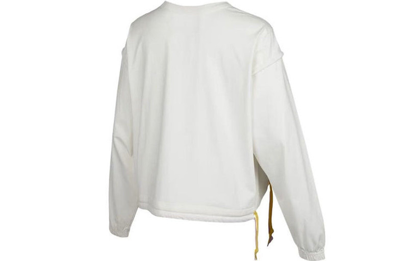 Converse (WMNS) LONG Sleeve Jersey Crew VINTAGE White 10022827-A03 outlook