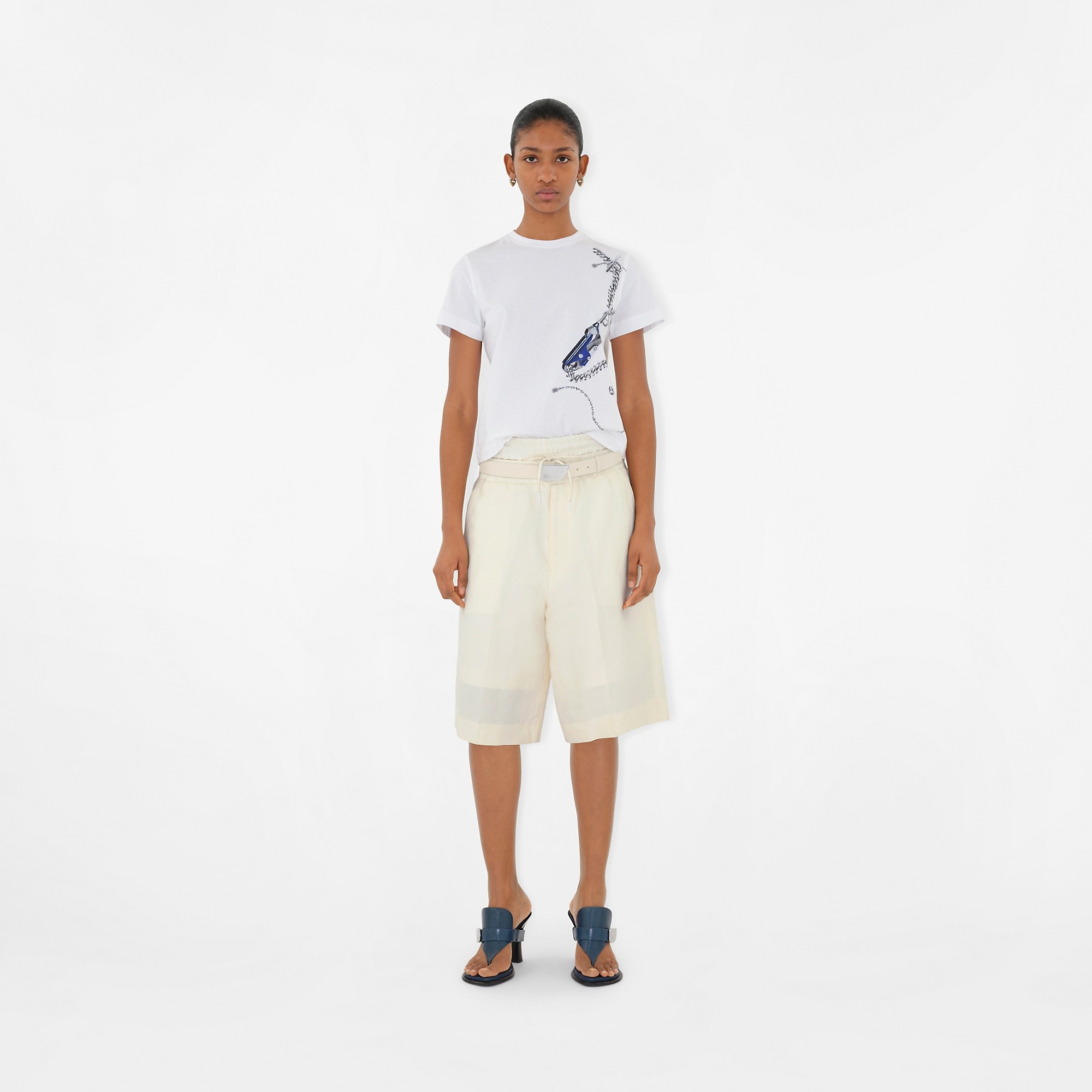 Boxy Knight Hardware Cotton T-shirt - 2