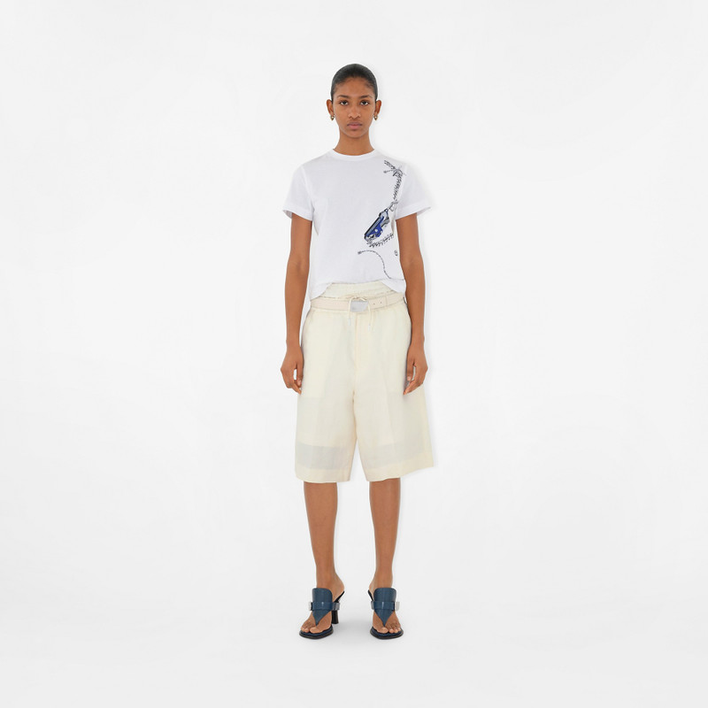 Burberry Boxy Knight Hardware Cotton T-shirt outlook