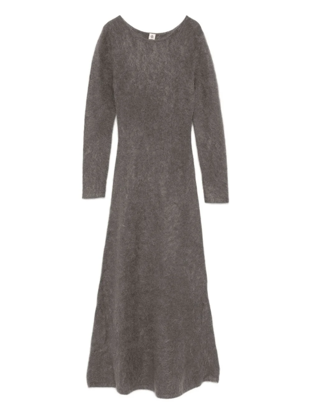 long-sleeved maxi dress - 1