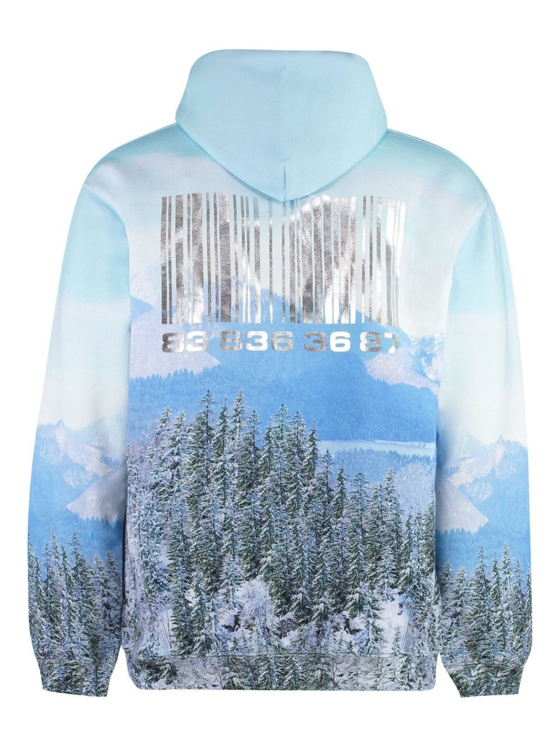 VETEMENTS Neuschwanstein Winter cotton hoodie outlook