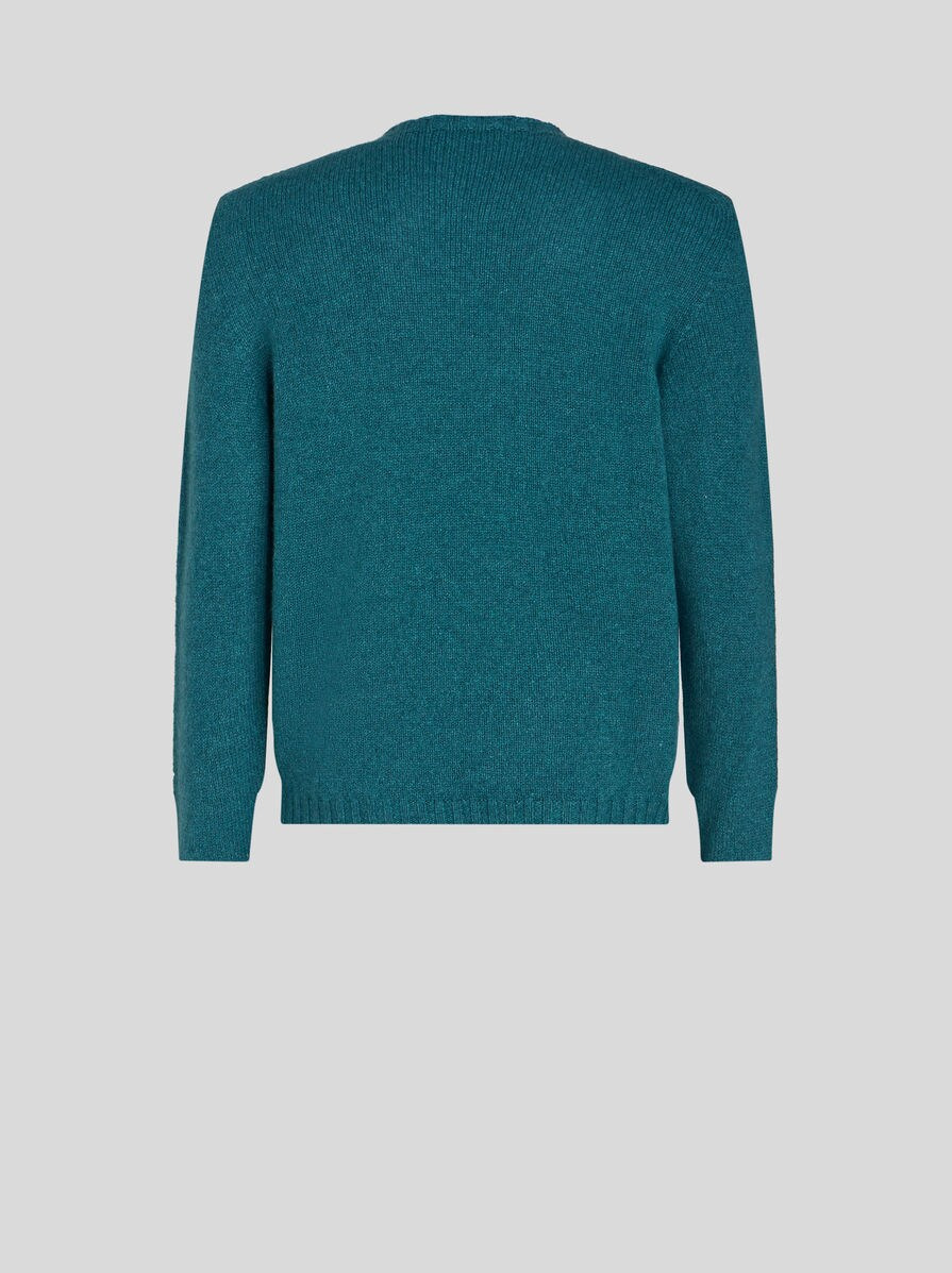 CASHMERE JUMPER WITH LOGO - 5